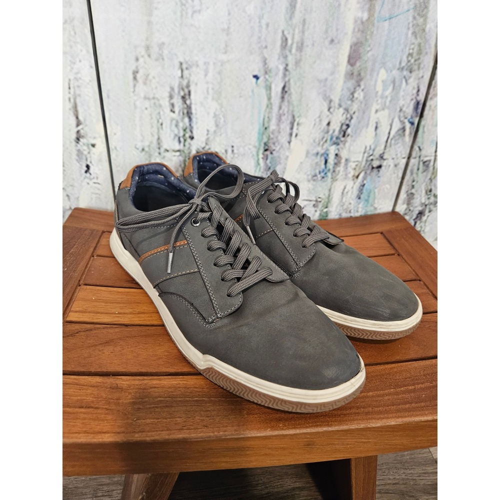 Hawker Rye Sneakers 11.5‎ Grey Casual Low Top Lace Up Business Casual Shoes